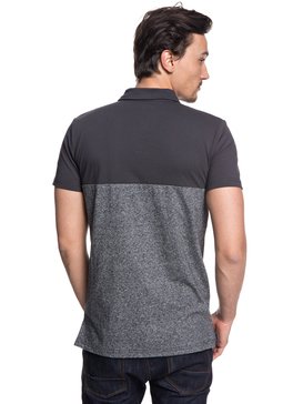 quiksilver, Kuju - Polo technique à manches courtes UPF 30 pour Homme, DARK GREY HEATHER (krph) Kuju - Technical Short Sleeve Polo Shirt for Men EQYKT03770