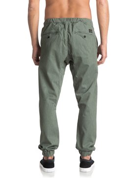 quiksilver, Fonic - Pantalon en sergé, URBAN GREY HEATHER (krnh) Fonic - Chino Joggers EQYNP03107