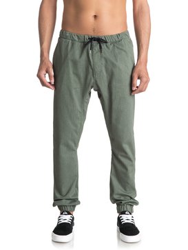 quiksilver, Fonic - Pantalon en sergé, URBAN GREY HEATHER (krnh) Fonic - Chino Joggers EQYNP03107
