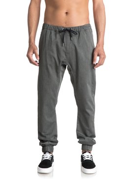 quiksilver, Fonic - Pantalon en sergé, DARK GREY HEATHER (ktfh) Fonic - Chino Joggers EQYNP03107