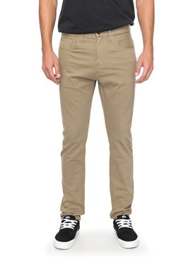 quiksilver, Dawn To Dust - Pantalon coupe slim pour Homme, ELMWOOD (tmp0) Dawn To Dust - Slim Fit Trousers for Men EQYNP03140