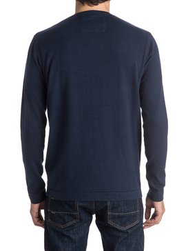 quiksilver, Everyday Kelvin - Sweat col V, NAVY BLAZER (byj0) Everyday Kelvin - V-Neck Sweatshirt EQYSW03141