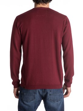 quiksilver, Everyday Kelvin - Sweat col V, POMEGRANATE (rzg0) Everyday Kelvin - V-Neck Sweatshirt EQYSW03141