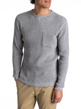 quiksilver, Kemp Ton - Pull avec poche, QUIET SHADE (kze0) Kemp Ton - Pocket Jumper EQYSW03193