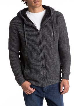 quiksilver, Orokana - Pull zippé à capuche, TARMAC HEATHER (ktah) Orokana - Zip-Up Hooded Jumper EQYSW03194