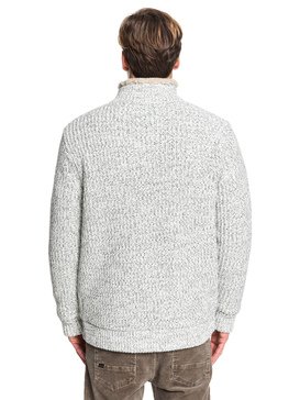 quiksilver, Boketto - Kapuzenpulli mit Reißverschluss und Sherpa-Futter für Männer, LIGHT GREY HEATHER (sjsh) Boketto - Sherpa Lined Zip-Up Hoodie for Men EQYSW03224