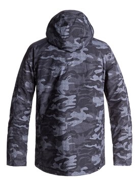 quiksilver, Сноубордическая куртка Mission, BLACK GREY CAMOKAZI (kvj9) Mission - Snow Jacket EQYTJ03128