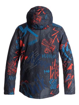 quiksilver, Сноубордическая куртка Mission, MANDARIN RED THUNDERBOLT (nms7) Mission - Snow Jacket EQYTJ03128