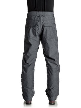 quiksilver, Сноубордические штаны Estate, BLACK HEATHER (kvjh) Estate - Snow Pants EQYTP03064