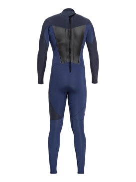 quiksilver, 4/3mm Syncro Series - Back Zip GBS Neoprenanzug für Männer, IODINE BLUE/SLATE BLACK (xbbk) 4/3mm Syncro Series - Back Zip GBS Wetsuit for Men EQYW103041