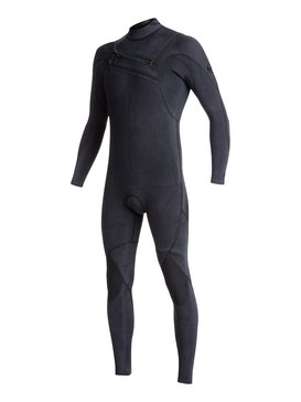 quiksilver, 4/3mm Quiksilver Originals Monochrome - Combinaison de surf intégrale, BLACK (kvj0) 4/3mm Quiksilver Originals Monochrome Chest Zip - Full Wetsuit EQYW103052