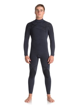 quiksilver, 4/3mm Quiksilver Originals Monochrome - Combinaison de surf intégrale, NAVY (bte0) 4/3mm Quiksilver Originals Monochrome Chest Zip - Full Wetsuit EQYW103052