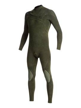 3/2mm Quiksilver Originals Monochrome - Chest Zip Wetsuit for Men  EQYW103053