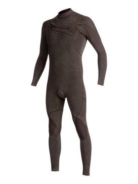 3/2mm Quiksilver Originals Monochrome - Chest Zip Wetsuit for Men  EQYW103053