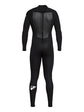 quiksilver, 4/3mm Prologue - Traje de surf con cremallera trasera para Hombre, BLACK (kvj0) 4/3mm Prologue - Back Zip Wetsuit for Men EQYW103067