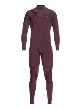 quiksilver, 3/2mm Highline Limited Monochrome - Chest Zip Neoprenanzug für Männer, WINE (mqm0) 3/2mm Highline Limited Monochrome - Chest Zip Wetsuit for Men EQYW103075