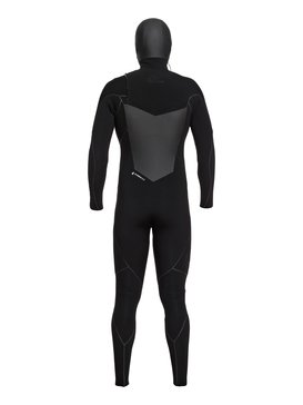 quiksilver, 6/5/4mm Highline Series - Chest-Zip GBS Neoprenanzug mit Kapuze für Männer, BLACK (kvj0) 6/5/4mm Highline Series - Hooded Chest Zip GBS Wetsuit for Men EQYW203010