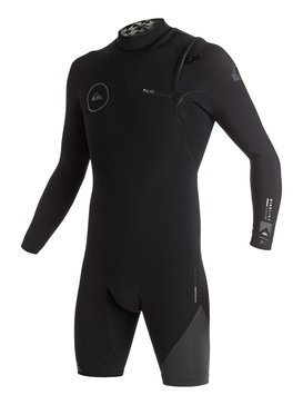 quiksilver, Highline Zipperless 2/2mm - Zipperless Long Sleeve Springsuit, BLACK (kvj0) Highline Zipperless 2/2mm - Zipperless Long Sleeve Springsuit EQYW403000
