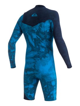 quiksilver, Highline Zipperless 2/2mm - Zipperless Long Sleeve Springsuit, NAVY BLAZER (byj0) Highline Zipperless 2/2mm - Zipperless Long Sleeve Springsuit EQYW403001