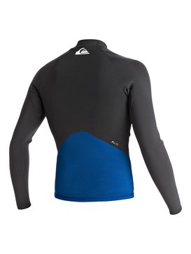 quiksilver, Highline Performance 1mm - Top manches longues en néoprène, GRAPHITE/ CYAN (xkkb) Highline Performance 1mm - Long Sleeve Neo Top EQYW803000