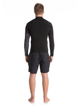 quiksilver, 1mm Syncro Series - Top de manga larga de neopreno para surf para Hombre, BLACK/ JET BLACK (xkkk) 1mm Syncro Series - Long Sleeve Neoprene Surf Top for Men EQYW803007