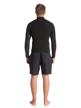 quiksilver, 2mm Highline Plus - Langarm-Neopren-Oberteil für Männer, BLACK/ JET BLACK (xkkk) 2mm Highline Plus - Long Sleeve Neoprene Top for Men EQYW803009