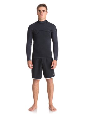 quiksilver, 1.5mm Quiksilver Originals Monochrome - Haut de combinaison de surf, BLACK (kvj0) 1.5 Quiksilver Originals Monochrome - Wetsuit Top EQYW803010