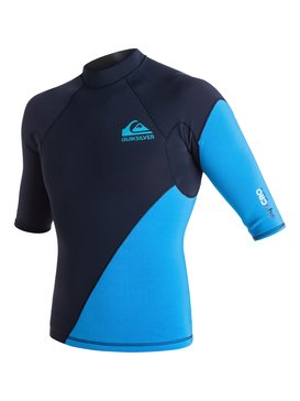 quiksilver, Syncro New Wave 1mm - Top manches courtes en néoprène, NAVY BLAZER (byj0) Syncro New Wave 1mm - Short Sleeve Neo Top EQYW903001