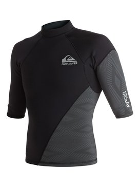 quiksilver, Syncro New Wave 1mm - Top manches courtes en néoprène, BLACK (kvj0) Syncro New Wave 1mm - Short Sleeve Neo Top EQYW903001
