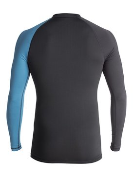 quiksilver, Active - Licra de Manga Larga con Protección Solar UPF 50, TARMAC/ CENDRE BLUE (xkkb) Active - Long Sleeve UPF 50 Rash Vest EQYWR03072