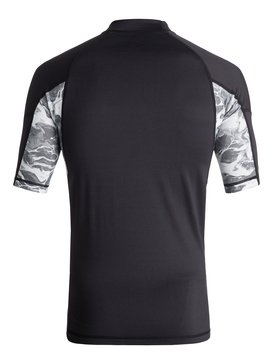 quiksilver, Гидрофутболка с коротким рукавом Slash UPF 50, BLACK (kvj0) Slash - Short Sleeve UPF 50 Rash Vest EQYWR03090