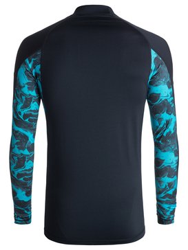 quiksilver, Slash - Licra de Manga Larga con Protección Solar UPF 50, NAVY BLAZER (byj0) Slash - Long Sleeve UPF 50 Rash Vest EQYWR03091