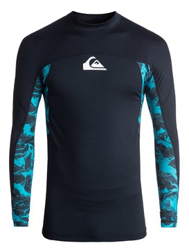 quiksilver, Slash - Licra de Manga Larga con Protección Solar UPF 50, NAVY BLAZER (byj0) Slash - Long Sleeve UPF 50 Rash Vest EQYWR03091