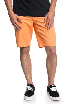 quiksilver, New Everyday 20" - Short en sergé pour Homme, CADMIUM ORANGE (nhj0) New Everyday 20" - Chino Shorts for Men EQYWS03468