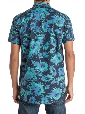 quiksilver, Рубашка с коротким рукавом Drop Out, NAVY DROP OUT SMALL (byj6) Drop Out - Short Sleeve Shirt EQYWT03471