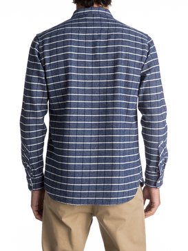 quiksilver, Crossed Tide Flannel - Chemise à manches longues, DK DENIM CROSSED TIDE CHECK (brq1) Crossed Tide Flannel - Long Sleeve Shirt EQYWT03529