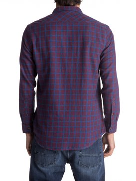 quiksilver, Phaser Setting Flannel - Camicia a maniche lunghe, POMEGRANITE PHASER SETTING (rzg1) Phaser Setting Flannel - Long Sleeve Shirt EQYWT03539