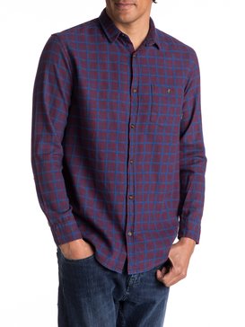 quiksilver, Phaser Setting Flannel - Camicia a maniche lunghe, POMEGRANITE PHASER SETTING (rzg1) Phaser Setting Flannel - Long Sleeve Shirt EQYWT03539