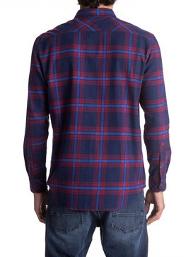 quiksilver, Fitz Forktail Flannel - Chemise à manches longues, NAVY FITZ FORKTAIL (byj1) Fitz Forktail Flannel - Long Sleeve Shirt EQYWT03544