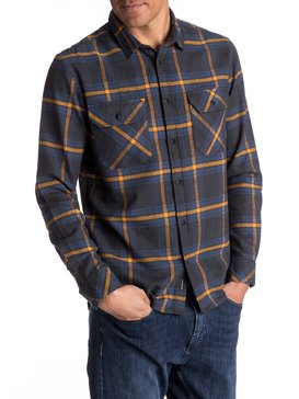 quiksilver, Fitz Forktail Flannel - Chemise à manches longues, TARMAC FITZ FORKTAIL (kta1) Fitz Forktail Flannel - Long Sleeve Shirt EQYWT03544