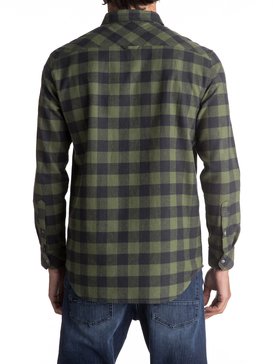 quiksilver, Рубашка с длинным рукавом Motherfly Flannel, RIFFLE GREEN MOTHERFLY (gsq1) Motherfly Flannel - Long Sleeve Shirt EQYWT03573