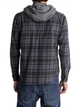 quiksilver, Snap Up Flannel - Chemise à manches longues à capuche, TARMAC SNAP UP (kta1) Snap Up Flannel - Long Sleeve Hooded Shirt EQYWT03578
