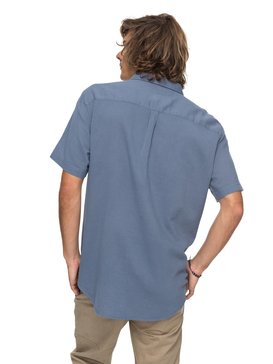 quiksilver, Рубашка с коротким рукавом New Time Box, VINTAGE INDIGO (byl0) New Time Box - Short Sleeve Shirt for Men EQYWT03632