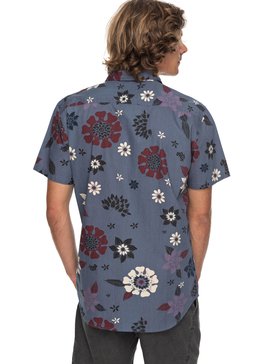 quiksilver, Рубашка с коротким рукавом Sunset Floral, VINTAGE INDIGO SUNSET FLORAL S (byl6) Sunset Floral - Short Sleeve Shirt for Men EQYWT03634