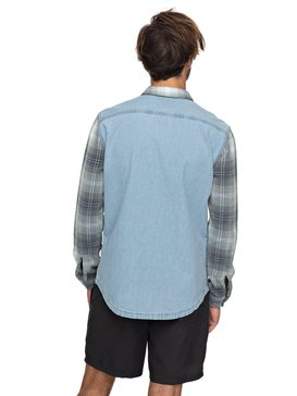 quiksilver, Рубашка с длинным рукавом Dumb & Surfer, BLUE USED (bylw) Dumb & Surfer - Long Sleeve Shirt EQYWT03640