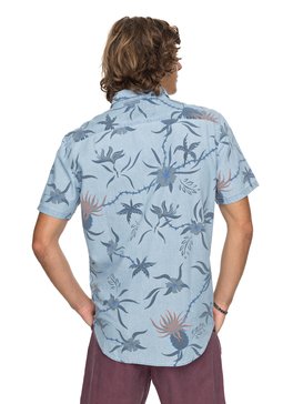 quiksilver, Рубашка с коротким рукавом Shakka Mate, BLUE USED SHAKKA MATE (byl6) Shakka Mate - Short Sleeve Shirt for Men EQYWT03642