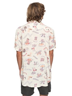 quiksilver, Рубашка с коротким рукавом Aloha Strip Club, BIRCH ALOHA STRIP CLUB (wdw6) Aloha Strip Club - Short Sleeve Shirt for Men EQYWT03646