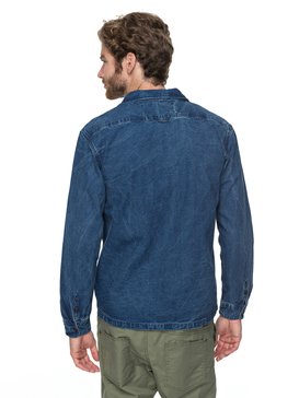 quiksilver, Рубашка с длинным рукавом Waikea, VINTAGE INDIGO (byl0) Waikea - Long Sleeve Shirt for Men EQYWT03648