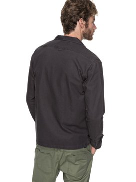 quiksilver, Waikea - Chemise à manches longues pour Homme, TARMAC (kta0) Waikea - Long Sleeve Shirt for Men EQYWT03648