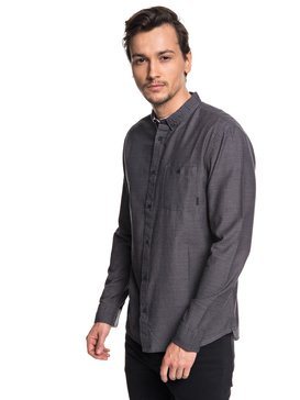 quiksilver, Waterfalls - Long Sleeve Shirt, TARMAC (kta0) Waterfalls - Long Sleeve Shirt EQYWT03725